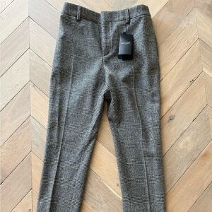 BRAND NEW WITH TAGS, SAINT LAURENT PLAID TROUSERS. Size FR36.
